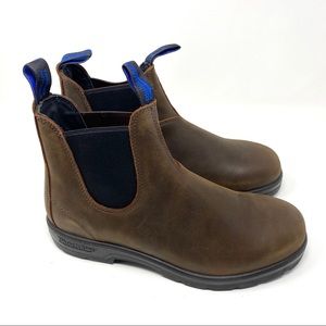 NIB Blundstone Antique Brown Water Proof Sheep Skin Thermal Elastic Boots